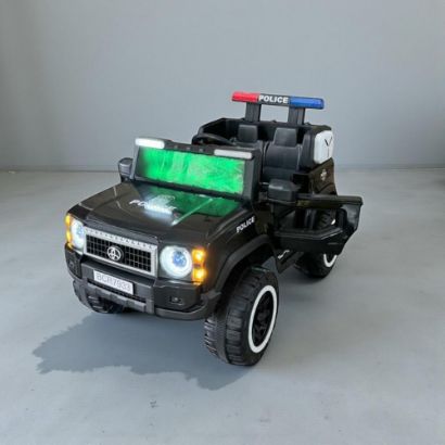 صورة سيارة شرطة كهربائية للأطفال بتصميم عصري